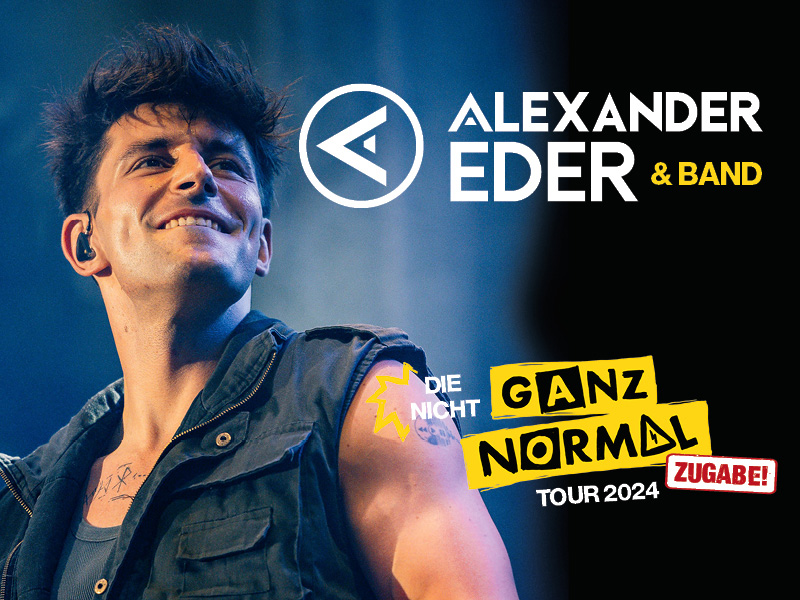 ALEXANDER EDER - TOURSTART 28. September & BRANDNEUER SONG - NXP TERMINE und TOURNEEN 2025